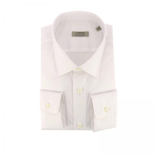 Z Zegna Outlet: Shirt men - White | Shirt Z Zegna 9DFLER 405. GIGLIO.COM