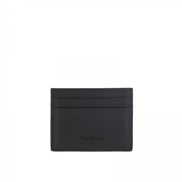 Zegna Outlet: Wallet men Ermenegildo - Black | Wallet Zegna E1139P PTA ...