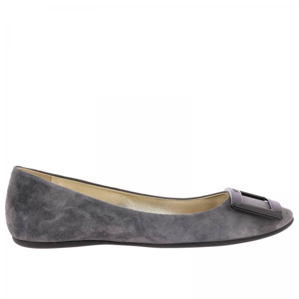 charcoal ballet flats