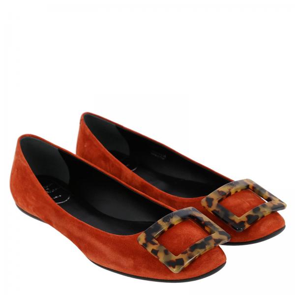 Ballerina Turtle Buckle Rv Camoscio In Gommette MSUVqGLpjz