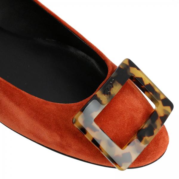 Ballerina Turtle Buckle Rv Camoscio In Gommette MSUVqGLpjz