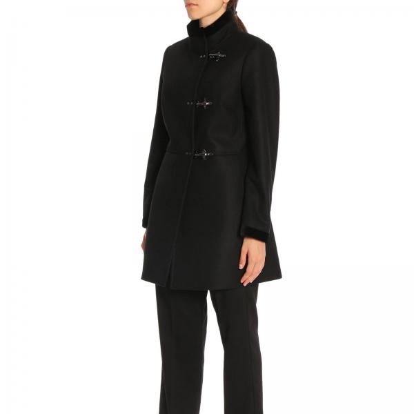 Di E Cashmere Panno Vergine Virginia Lana Con Tre In Alamari Fay Cappotto FKc13Tu5lJ