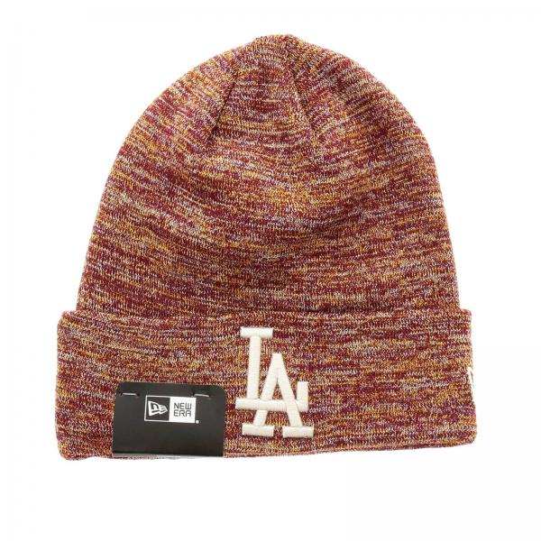 Engineered fit cuff knit con risvolto la dodgers logo ricamo