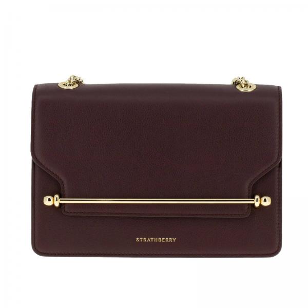 burgundy mini purse