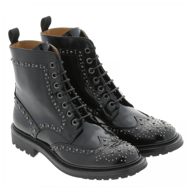 In Pelle Stivaletto Over Angelina Borchie Con All Met pqGUMVzS