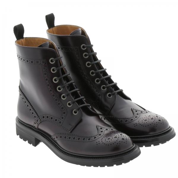 In Angelina Motivo Met Coda Rondine Con Pelle Brogue A Stivaletto Di BWeEQxordC