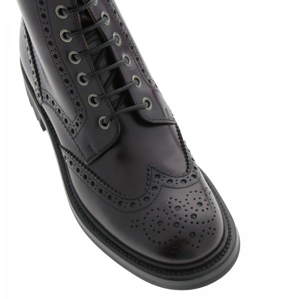 In Angelina Motivo Met Coda Rondine Con Pelle Brogue A Stivaletto Di BWeEQxordC