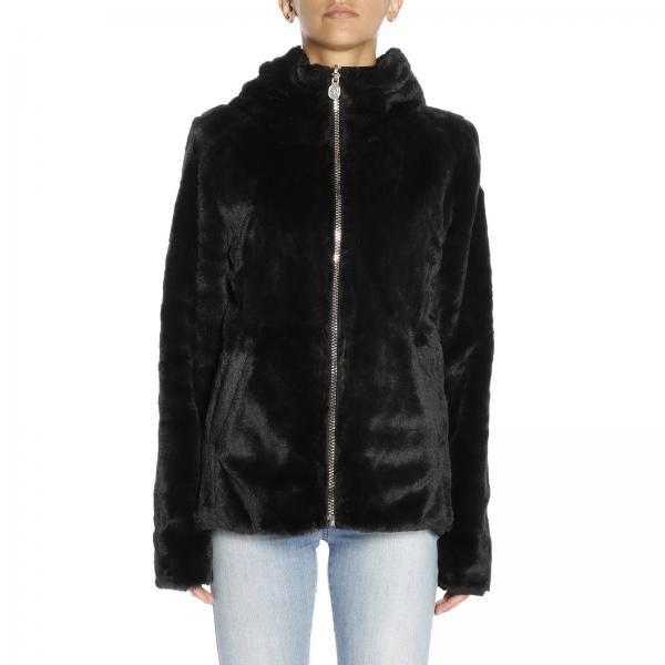 It Interni InvictaGiubbotto Donna Reversibile Soft Giacca Cappuccio E 4442193d In Pelliccia Shell Con Corto Giglio tsdChrQx