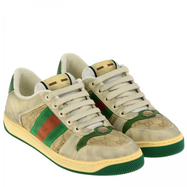 GUCCI: sneakers for man - Green | Gucci sneakers 546551 9Y920 online on ...