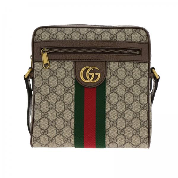 Gucci Men&#39;s Beige Shoulder Bag | Bags Men Gucci | Gucci Shoulder Bag 547926 96iwt - Giglio EN