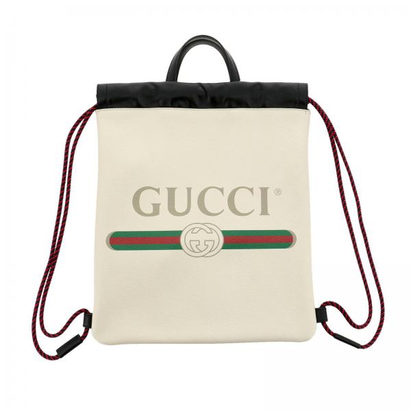 GUCCI: Bags men - White | Backpack Gucci 523586 0GCBT GIGLIO.COM