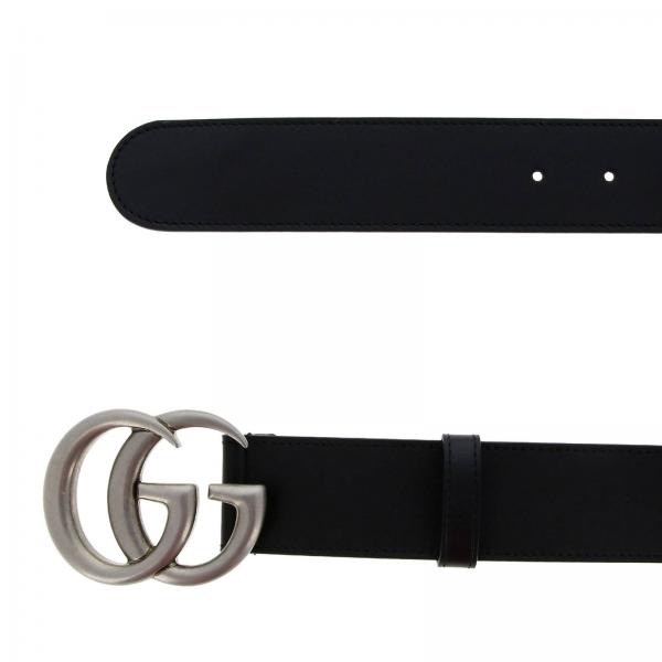 GUCCI: Belt men | Belt Gucci Men Black | Belt Gucci 397660 AP00N Giglio EN