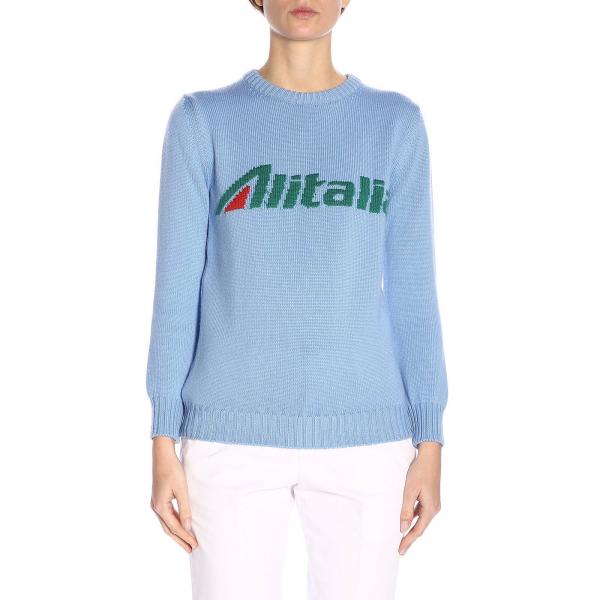 Merinos Vergine Pura Pullover Alitalia Alberta Ferretti Lana In xBdeorC