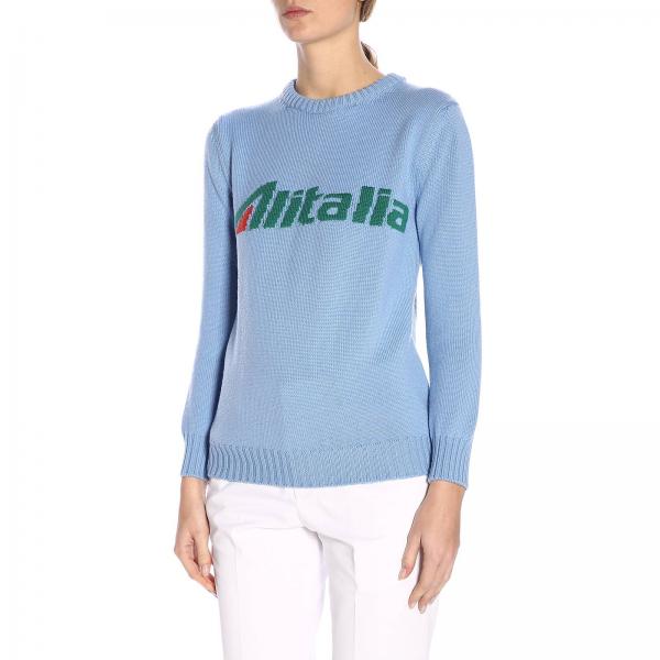 Merinos Vergine Pura Pullover Alitalia Alberta Ferretti Lana In xBdeorC