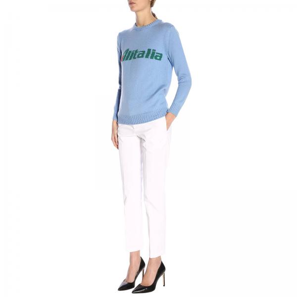Merinos Vergine Pura Pullover Alitalia Alberta Ferretti Lana In xBdeorC