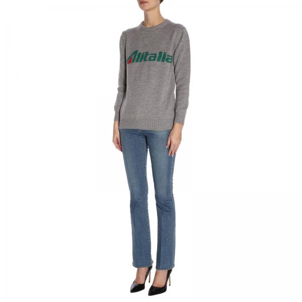 Merinos Vergine Pura Pullover Alitalia Alberta Ferretti Lana In xBdeorC