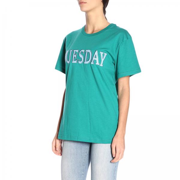 Maniche T shirt Corte Week Tuesday Rainbow A drQsth