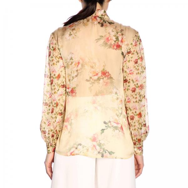 Stampa Seta English English Camicia Stampa Rose Camicia Seta Rose DHEW9I2
