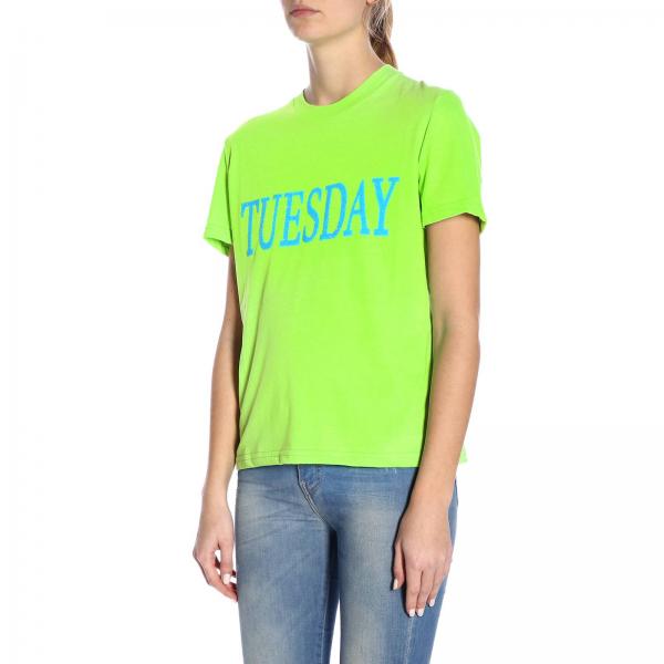 Corte Tuesday A shirt Maniche T Week Rainbow H2WE9YDI