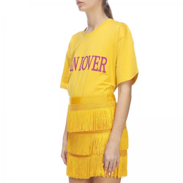 Con A Maniche Lover T shirt Scritta Latin Corte GqSzVpUM