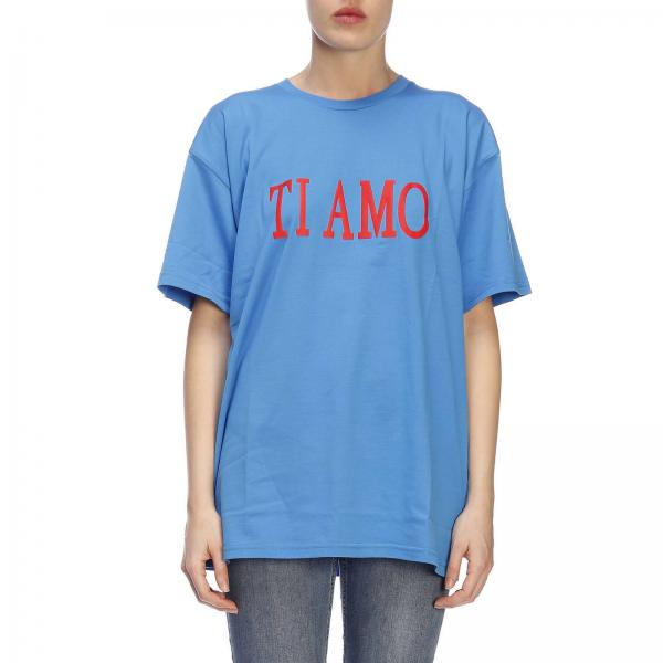 T Scritta Con Ti Amo A Maniche shirt Corte USMqVpGz