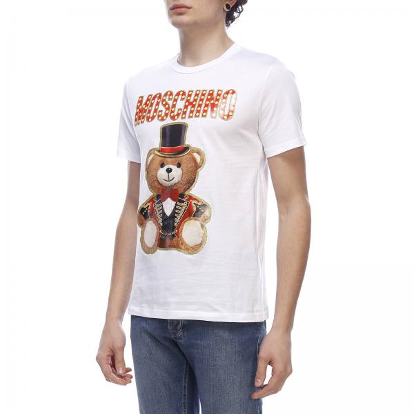Corte Maniche Circus Teddy Con A Stampa T Moschino Maxi shirt 1J5TFK3ulc
