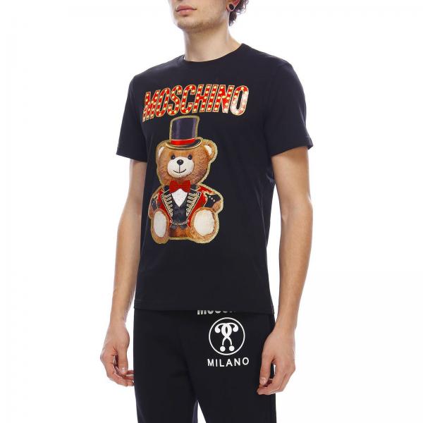 Corte Maniche Circus Teddy Con A Stampa T Moschino Maxi shirt 1J5TFK3ulc