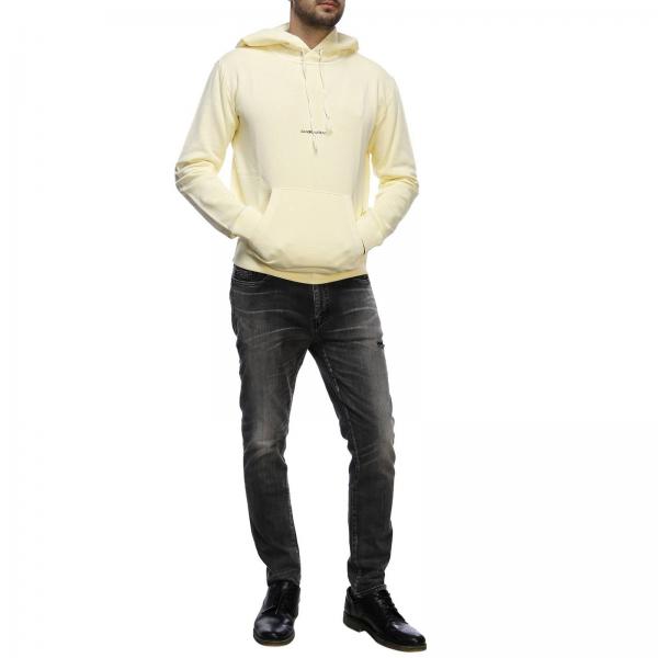 Con Cappuccio Felpa Basic Saint E Stampa Micro Laurent 5ARLj3qc4