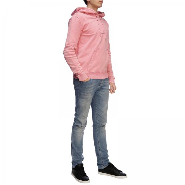 Con Cappuccio Felpa Basic Saint E Stampa Micro Laurent 5ARLj3qc4