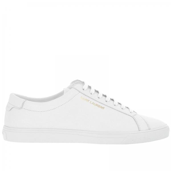 Saint Laurent Outlet: Shoes men - White | Sneakers Saint Laurent 533615 ...