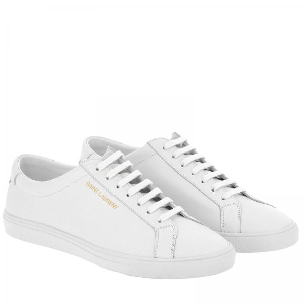 Saint Laurent Outlet: Shoes men - White | Sneakers Saint Laurent 533615 ...