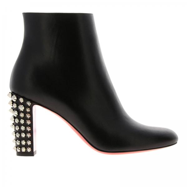 louboutin heel booties