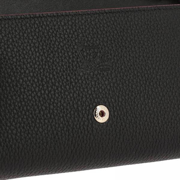 Con Donna Pelle Logo In Wallet Mini Louboutin NeroBoudoir Chain Borsa Martellata 1185068 Christian lK1JTcF3