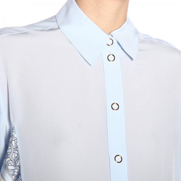 Camicia Seta A Foulard Burberry In n0Nwm8