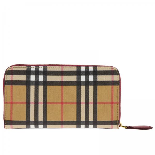 BURBERRY: Wallet women - Burgundy | Wallet Burberry 4080008 ACIEB ...