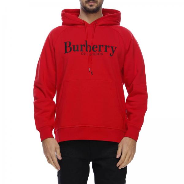 burberry red sweatshirt