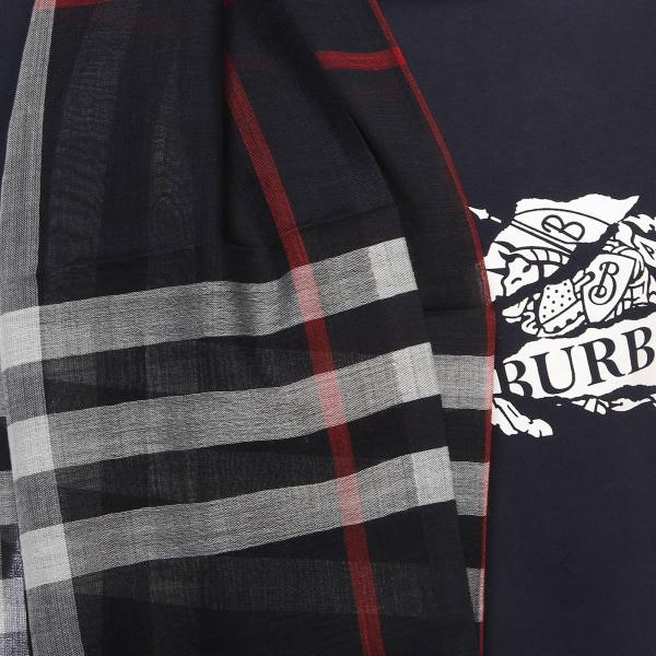 BURBERRY Scarf men Scarf Burberry Men Blue Scarf Burberry 3995485