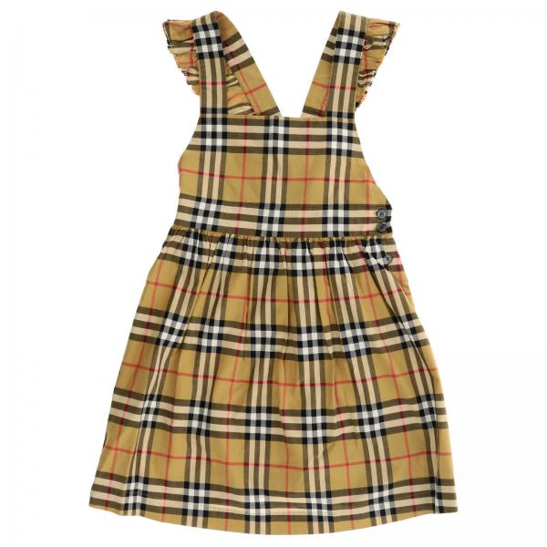 BURBERRY: Dress kids | Dress Burberry Kids Beige | Dress Burberry ...