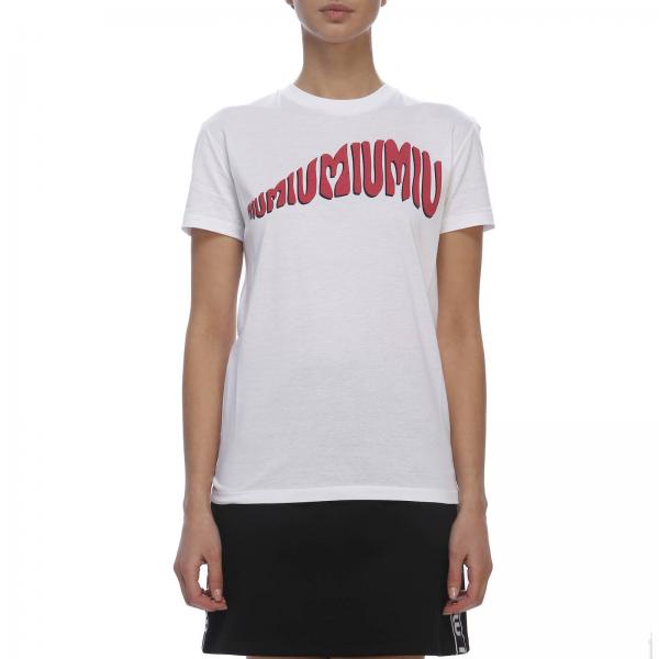 T-shirt women Miu Miu | T-Shirt Miu Miu Women White | T-Shirt Miu Miu ...