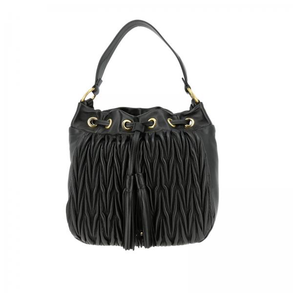 MIU MIU: shoulder bag for woman - Black | Miu Miu shoulder bag 5BC047 ...