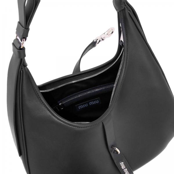 In Pelle Logo E Borsa A Fibbia Centrale 2bya Spalla Donna MiuHobo Con 5bc055 Ooo Liscia Medium mw0ONnv8