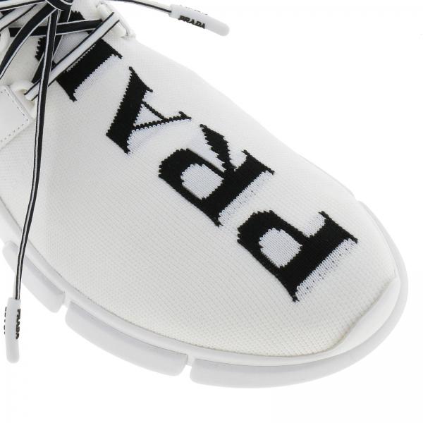 PRADA: Shoes women - White | Sneakers Prada 1E344L 3V98 GIGLIO.COM