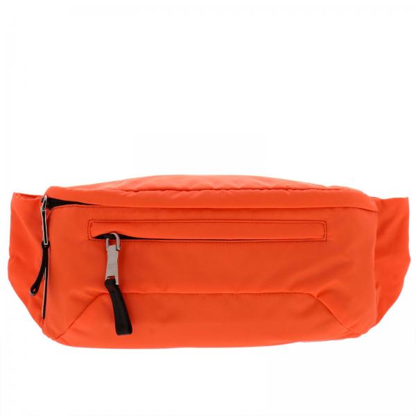PRADA: belt bag for man - Orange | Prada belt bag 2VL008OOO 2BTE online ...