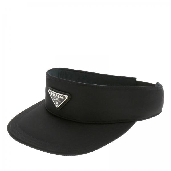 PRADA: Hat men - Black | Hat Prada 2HV005 2B15 GIGLIO.COM