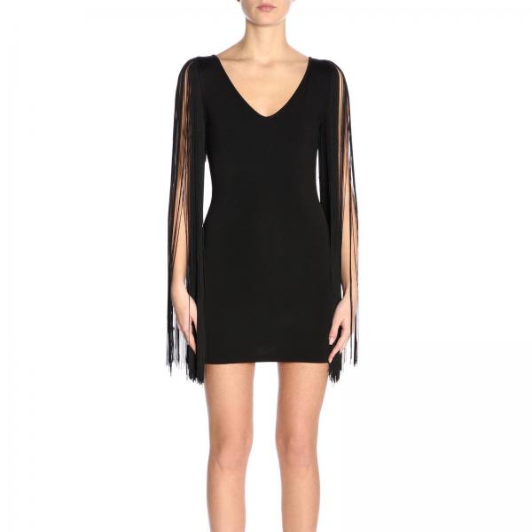 Frange Couture Moschino Di Abito Con Maniche A Tubino Tl1uFK35Jc