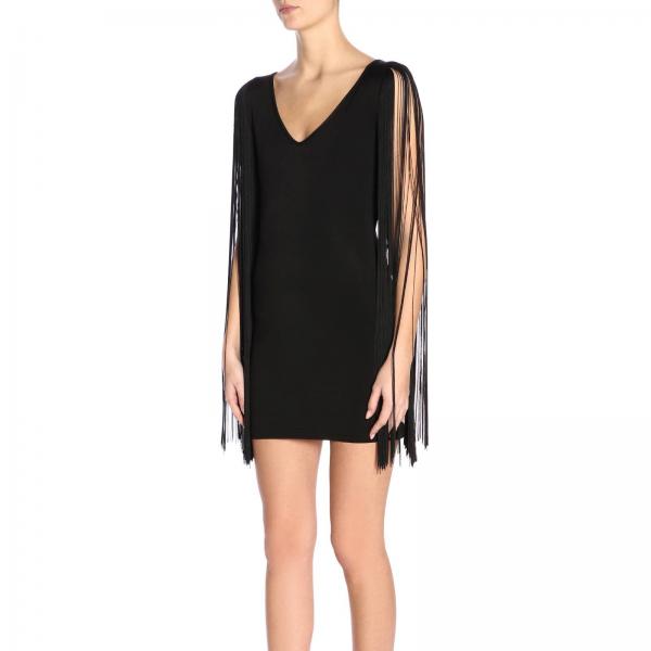 Frange Couture Moschino Di Abito Con Maniche A Tubino Tl1uFK35Jc