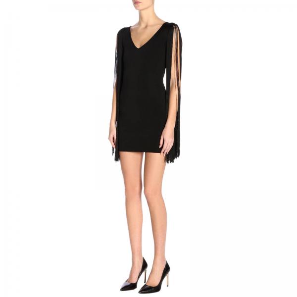 Frange Couture Moschino Di Abito Con Maniche A Tubino Tl1uFK35Jc