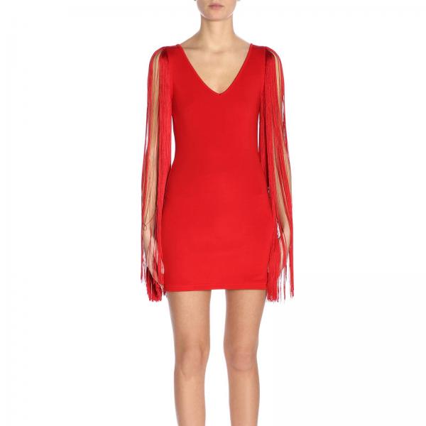 Frange Couture Moschino Di Abito Con Maniche A Tubino Tl1uFK35Jc