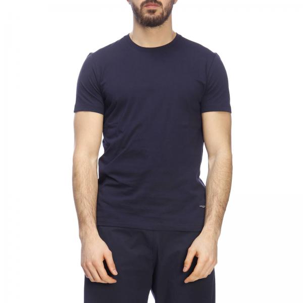 Paolo Pecora Outlet: t-shirt for man - Blue | Paolo Pecora t-shirt F201 ...