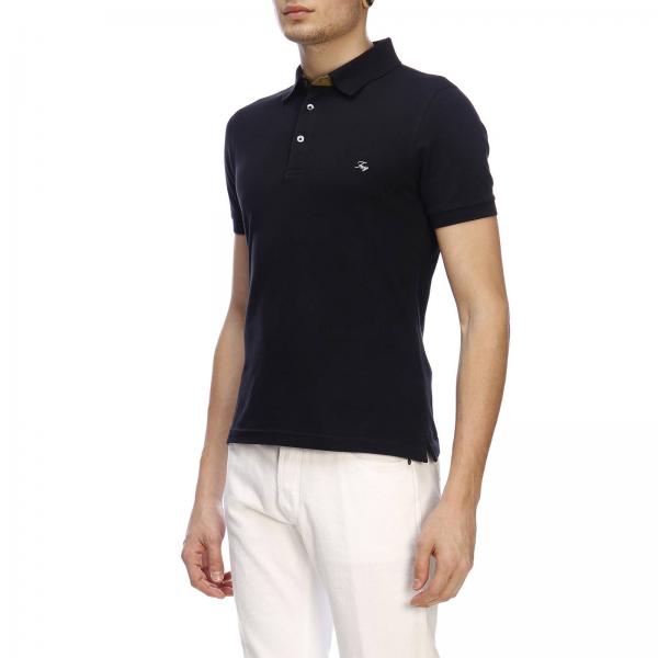Contrasto In Polo Fay Maniche Logo Bordi A Cotone Piqué Con E Corte jqVGLUzMpS